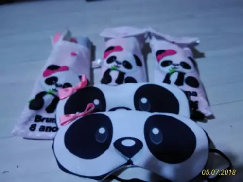 Kit Festa do Pijama Ursinha Panda