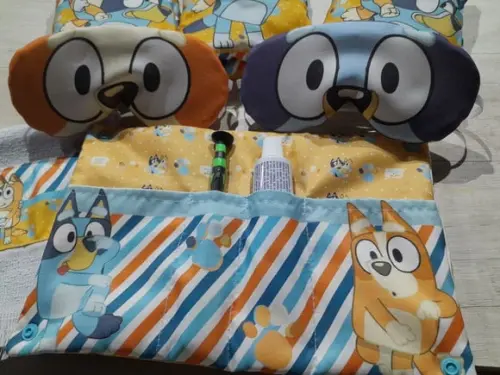Kit Higiene Luxo Festa do Pijama Bluey e Bingo