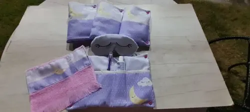 Kit Higiene Luxo Festa do Pijama Lua Lilás