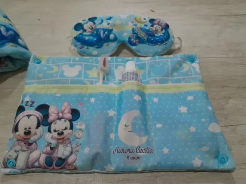 Kit Higiene Luxo Festa do Pijama Mickey e Minnie