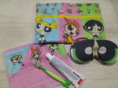 Kit Higiene Luxo Festa do Pijama Meninas Super Poderosas