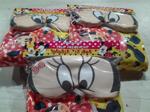 Kit Higiene Luxo Festa do Pijama Minnie Vermelha