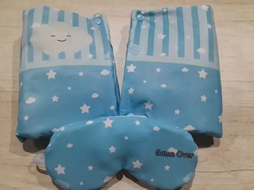 Kit Higiene Luxo Festa do Pijama Nuvem Azul
