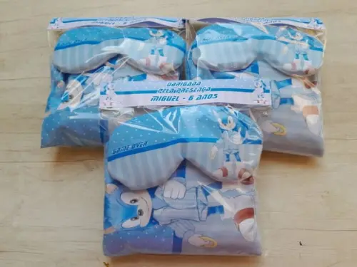 Kit Higiene Luxo Festa do Pijama Sonic