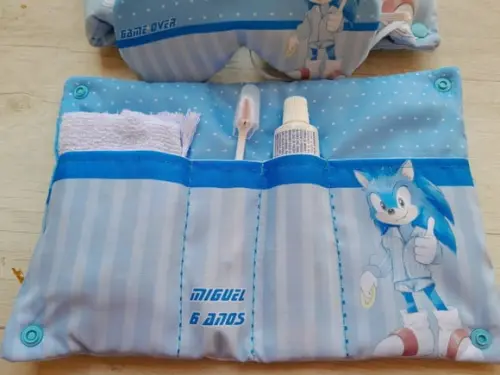 Kit Higiene Luxo Festa do Pijama Sonic