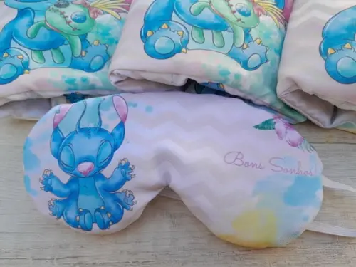 Kit Higiene Luxo Festa do Pijama Stitch Menina