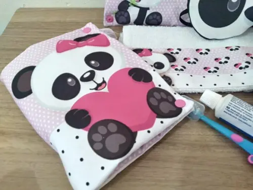 Kit Higiene Luxo Panda