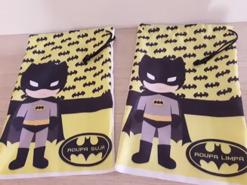 Kit Roupa Suja Roupa Limpa Batman Cute