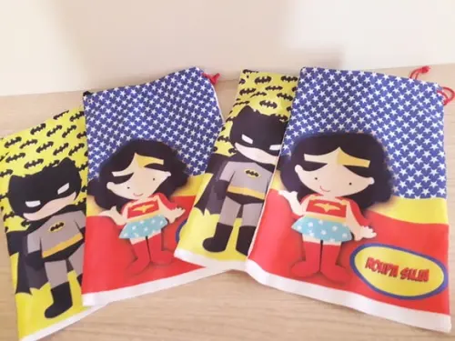 Kit Roupa Suja Roupa Limpa Batman Cute