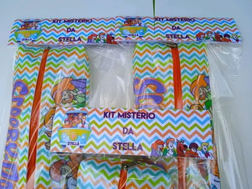 Kit Scooby-doo Estojo
