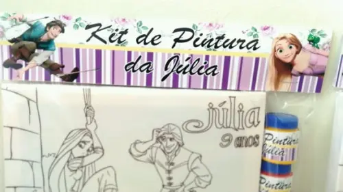 Kit Tela de Pintura Enrolados com Lapela