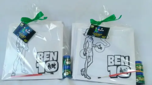 Kit Tela de Pintura Guache Ben 10