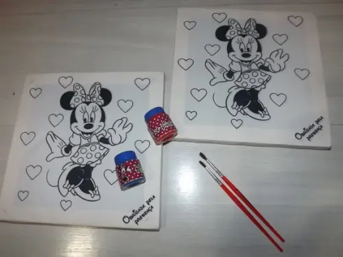 Kit Tela de Pintura Guache Minie