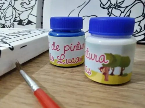 Kit Tela de Pintura Guache Os 3 porquinhos
