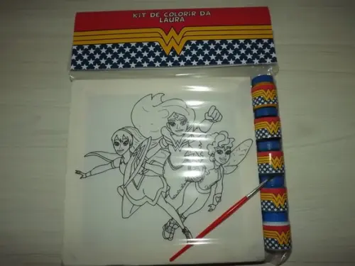 Kit Tela de Pintura Heroina com Lapela