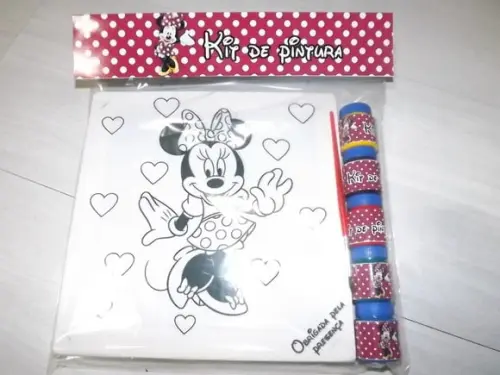 Kit Tela de Pintura Minie com Lapela