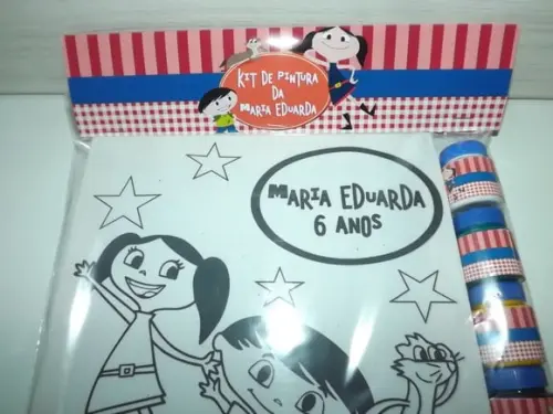 Kit Tela de Pintura O Show da Luna com Lapela