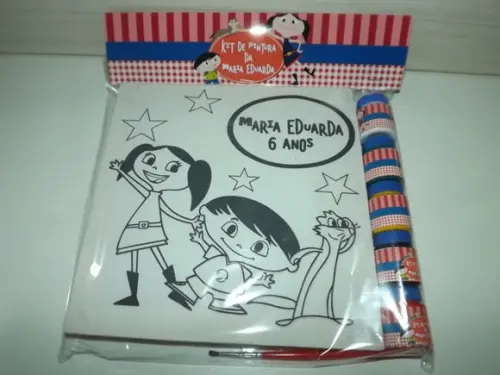 Kit Tela de Pintura O Show da Luna com Lapela
