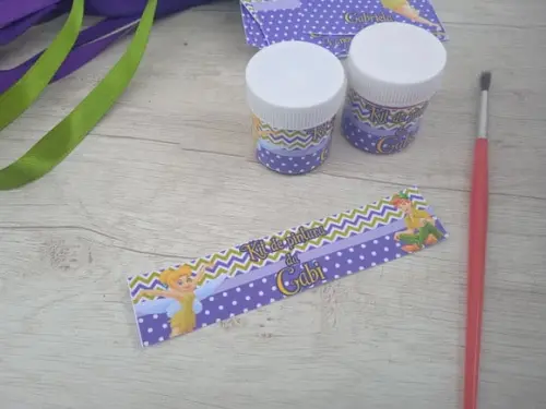 Kit Tela de Pintura Sininho e Pater Pan