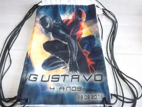 Mochila Infantil - Homem Aranha Preto