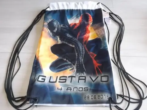 Mochila Infantil - Homem Aranha Preto