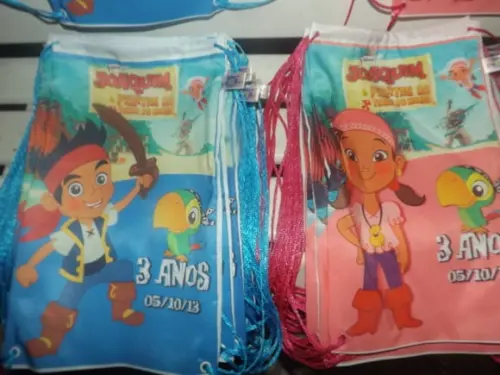 Mochila Infantil Jake e os Piratas