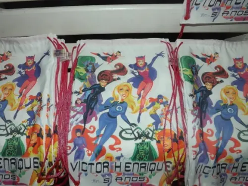 Mochila Infantil Liga da Justiça