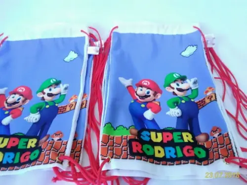 Mochila infantil Mario Bross
