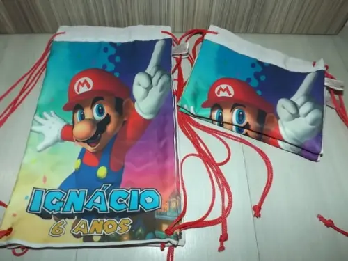 Mochila infantil Mario Bross