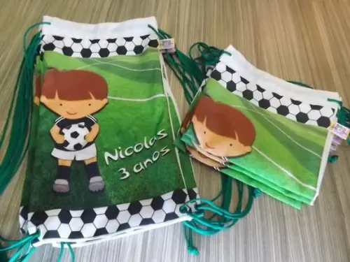 Mochila Infantil Personalizada Futebol