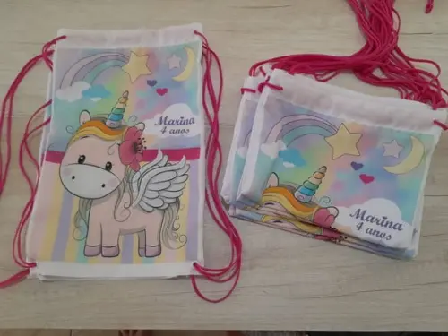Mochila Infantil Unicórnio