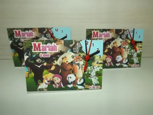 Relógio De Mesa A Menina E O Urso