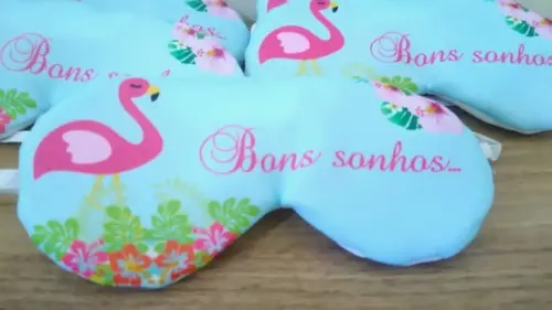 Tapa Olho Personalizado Flamingo