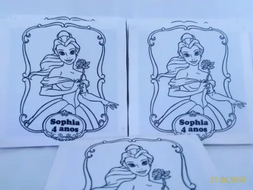 Tela de Pintura Personalizada A Bela