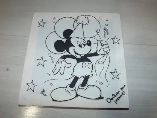 Tela de Pintura Personalizada Mickey