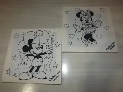 Tela de Pintura Personalizada Mickey