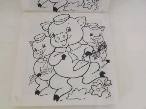 Tela de Pintura Personalizada Os 3 Porquinhos