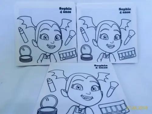 Tela de Pintura Personalizada Vampirina