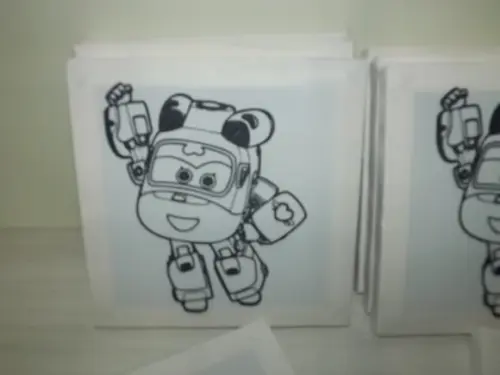 Tela de Pintura Super Wings Dizzy