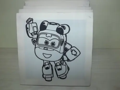 Tela de Pintura Super Wings Dizzy