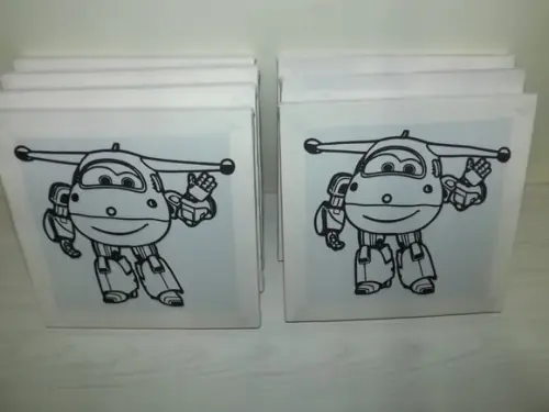 Tela de Pintura Super Wings Jett