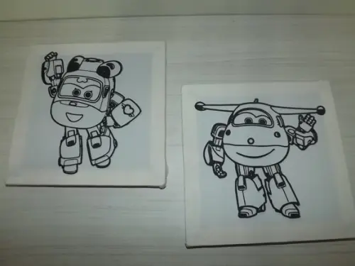 Tela de Pintura Super Wings Jett