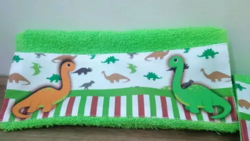 Toalhinha de mão Dinossauro