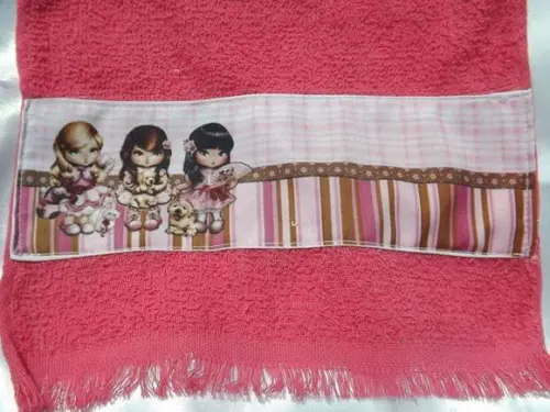 Toalhinha de mão personalizada