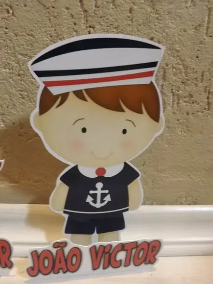 Totem Personalizado 3D - Marinheiro P