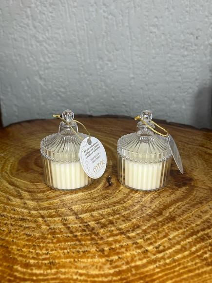 Vela Aromática Mini Bomboniere de Acrílico Personalizada