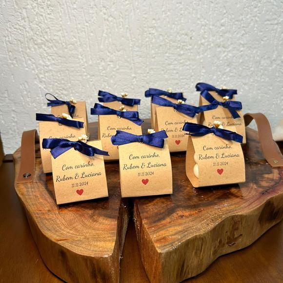 Vela Mini Bubble com Embalagem Kraft