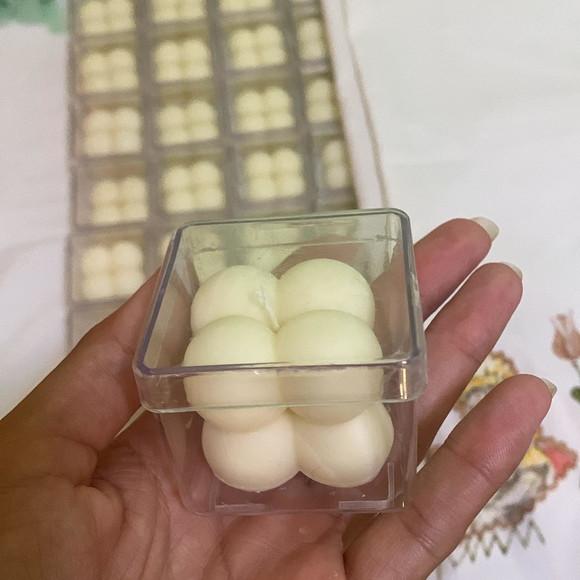 Vela Mini Bubble na Caixa de Acrílico Personalizada