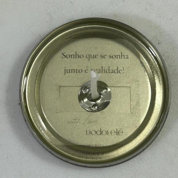 Vela na Latinha com Mensagem Surpresa