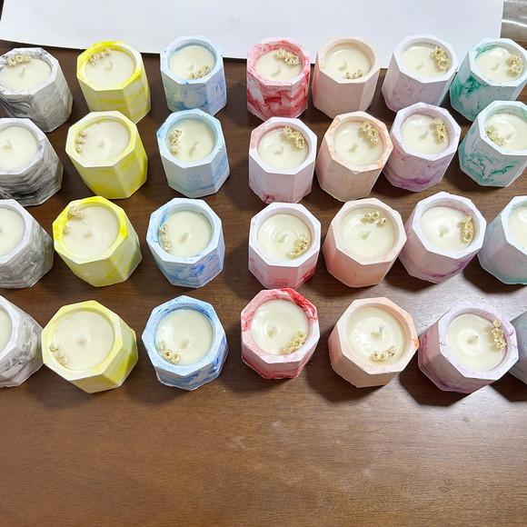 Vela no Potinho de Gesso para Eventos